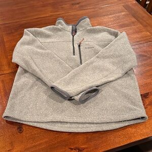Simms fleece quarter zip jacket